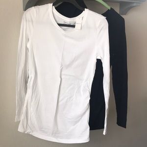 NWT Bundle 2 Gap long sleeve maternity shirts - M